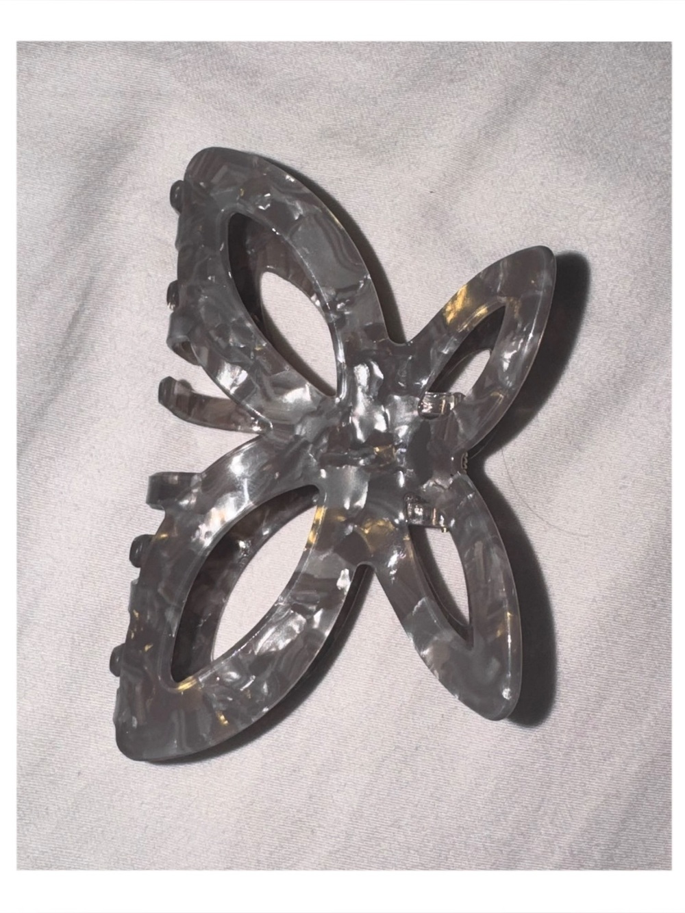Marble Butterfly Hair Clip